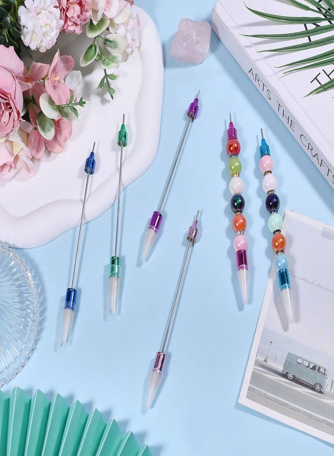 beinkmake 6Pcs Rhinestone Picker Wax Pen, DIY Double Ended Rhinestones Applicator Rhinestone Picker Dotting Pen Rhinestones Applicator Nail Art Tools for Pick Up and Place Gems Crystals - Image 5
